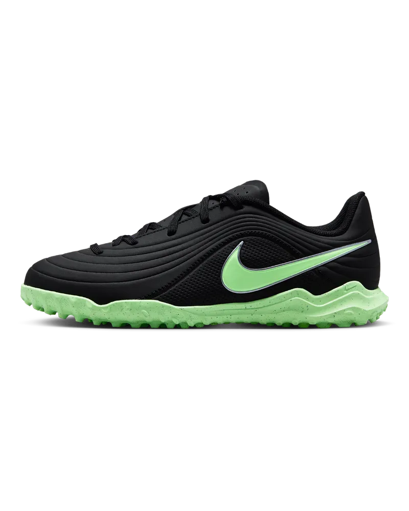 Nike Jr. Tiempo Maestro Club Low Top-Fußballschuh für Turf (ältere Kinder) - Schwarz Schwarz