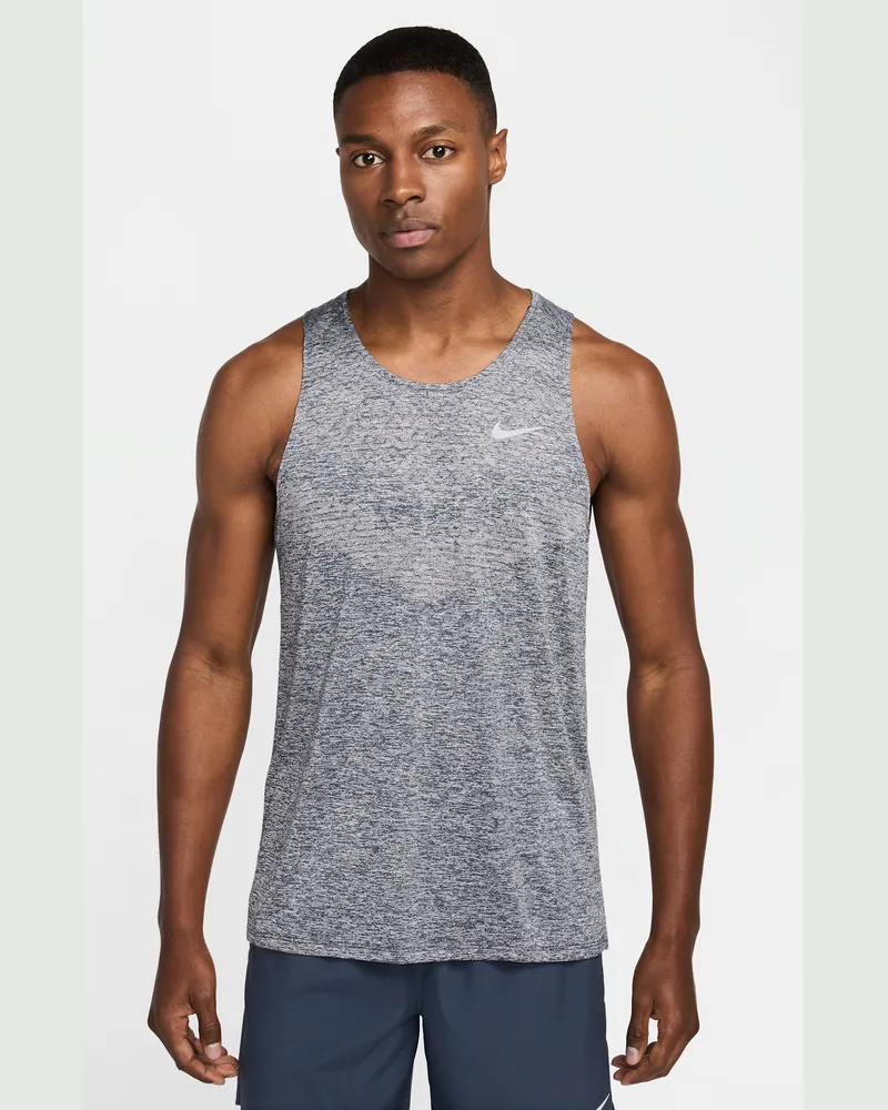 Nike Stride Dri-FIT ADV Lauf-Tanktop (Herren) - Blau Blau