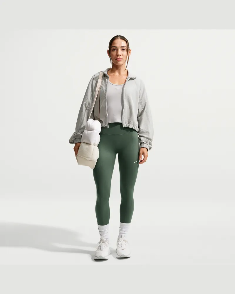 Nike One 7/8-Leggings mit hohem Bund (Damen) - Grün Grün
