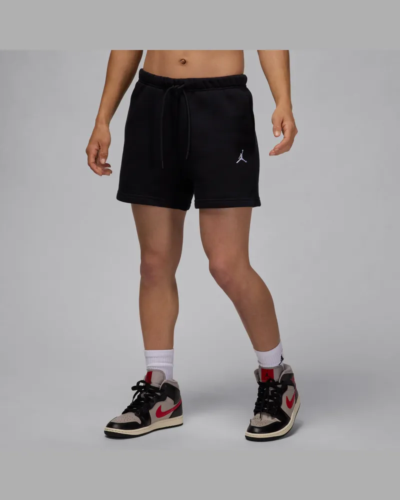 Jordan Brooklyn Fleece Damenshorts - Schwarz Schwarz