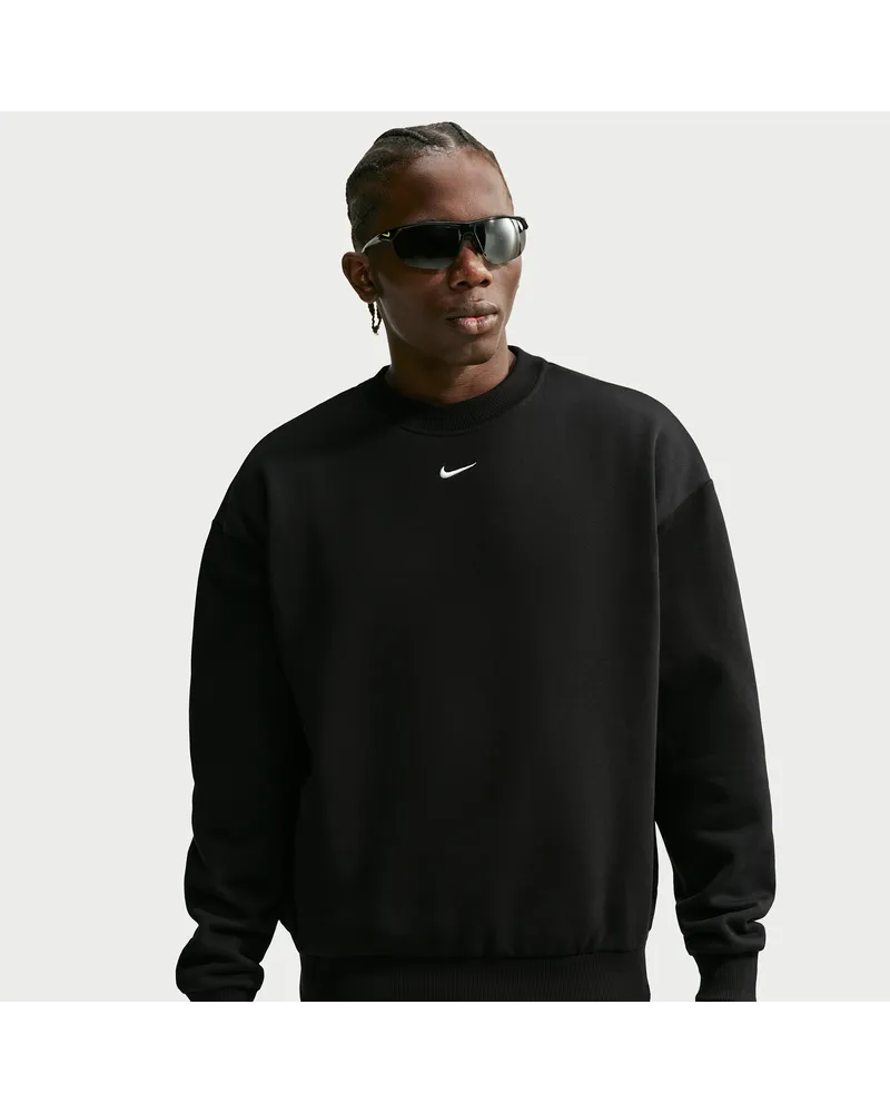Nike Solo Fleece Sweatshirt (Herren) - Schwarz Schwarz