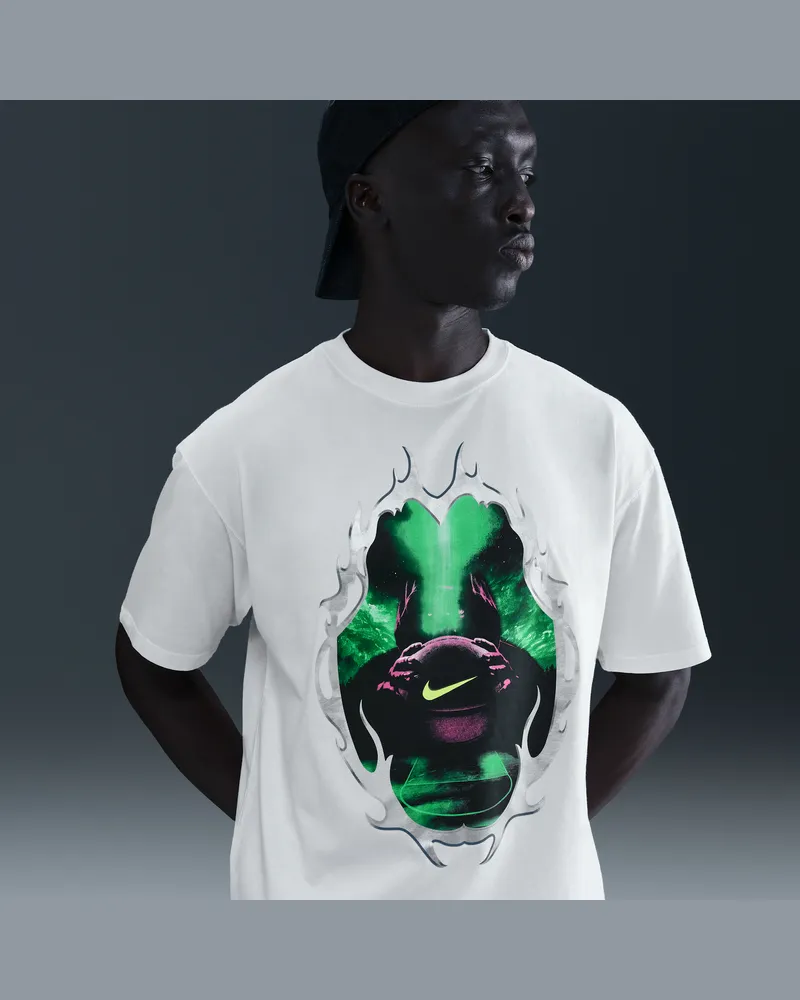 Nike Basketball-T-Shirt (Herren) - Weiß Weiß