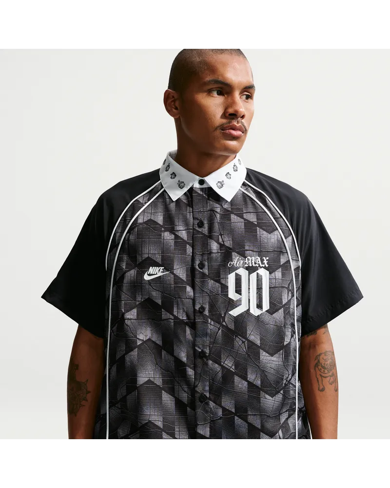 Nike SB Mad 90 Pack "Hypervenom" Nike SB Dri-FIT Bowler-Kurzarmshirt (Herren) - Schwarz Schwarz