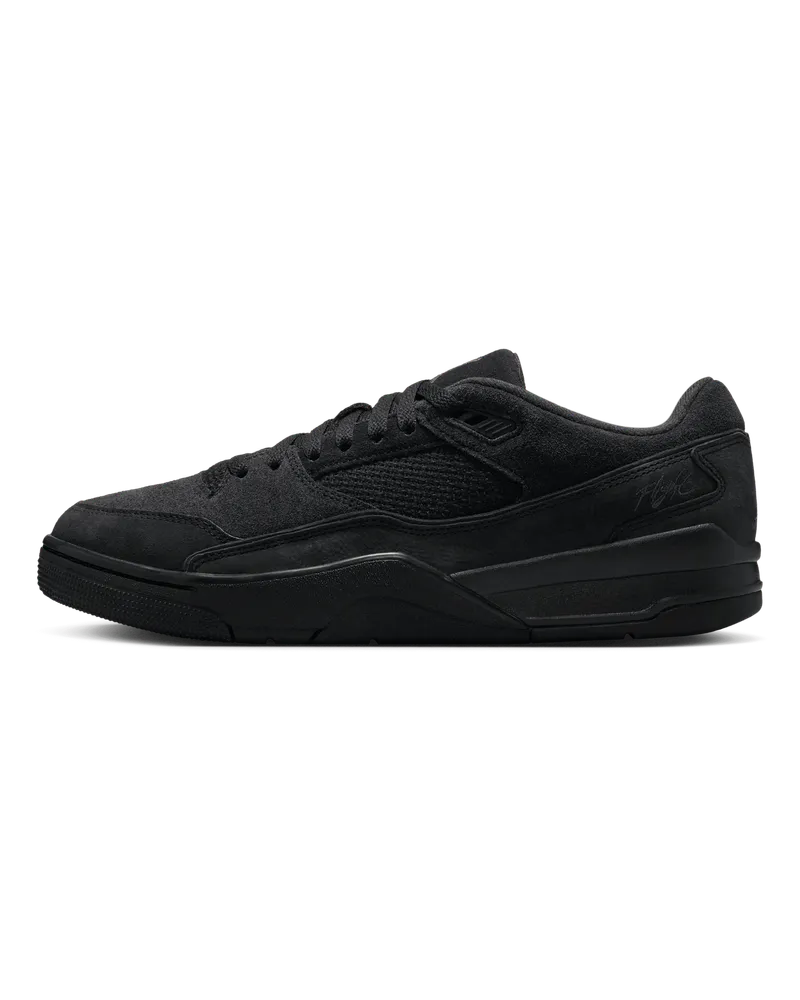 Jordan Flight Court Schuh (Herren) - Schwarz Schwarz