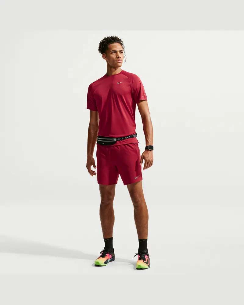 Nike Stride Dri-FIT-Laufshorts mit Futter (ca. 18 cm) (Herren) - Rot Rot