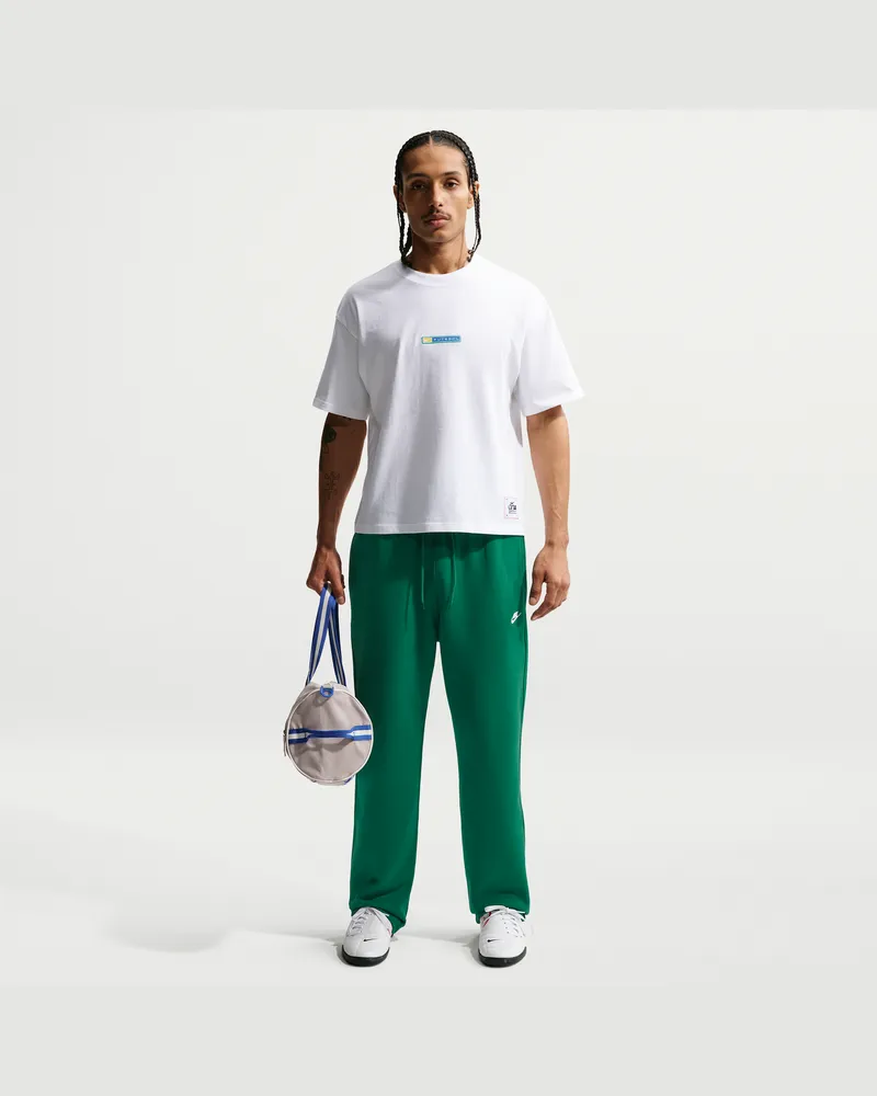 Nike Club Fleece-Hose mit offenem Saum (Herren) - Grün Grün