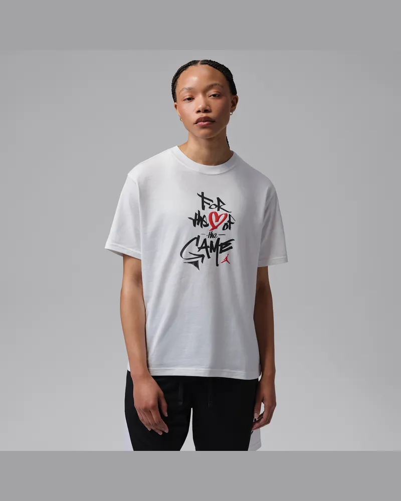 Jordan Sport T-Shirt mit Dri-FIT-Technologie (Damen) - Weiß Weiß