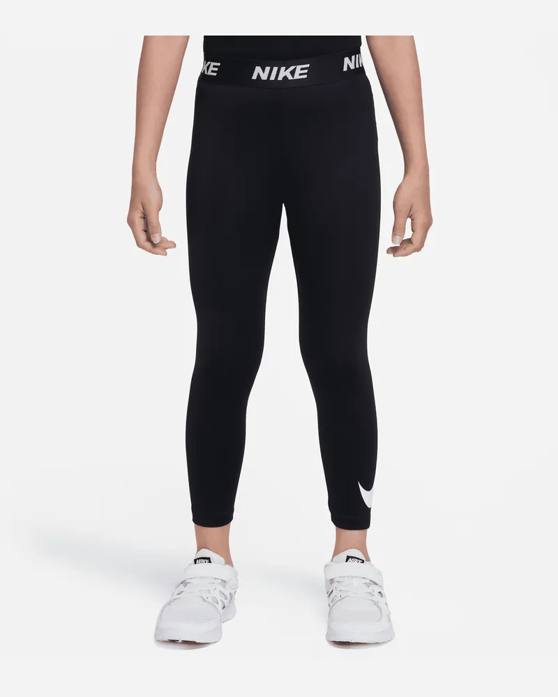 Nike Dri-FIT Sport Essentials Swoosh Leggings (jüngere Kinder) - Schwarz Schwarz
