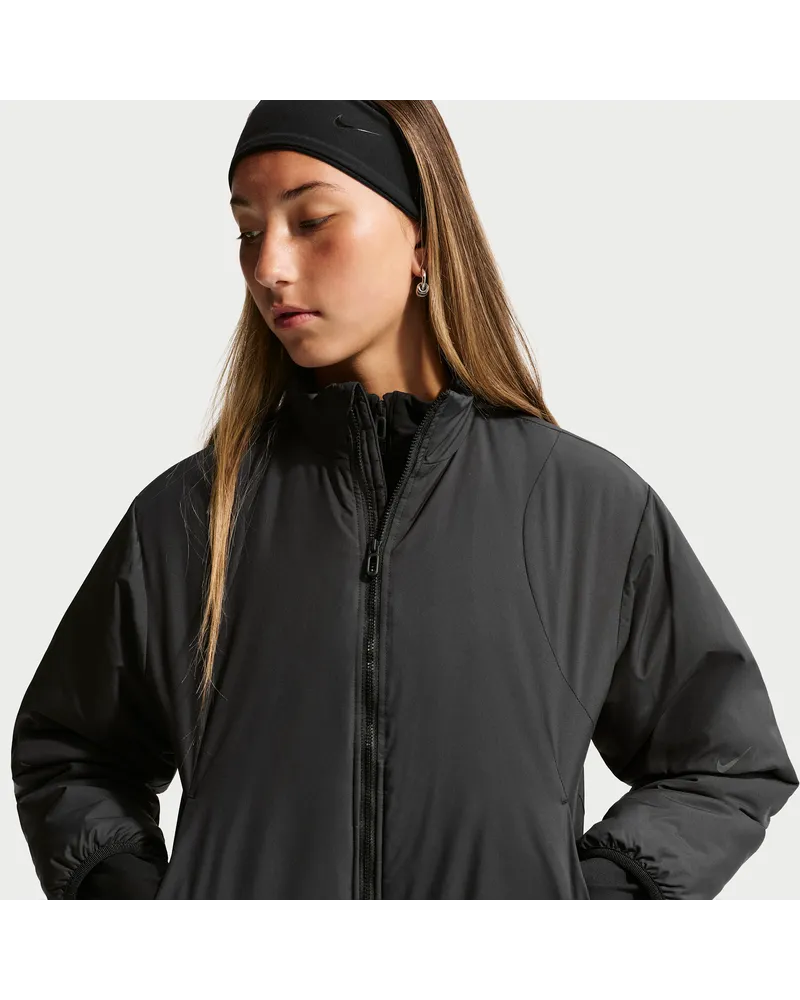 Nike Mavn Storm-FIT isolierte Jacke (Mädchen) - Schwarz Schwarz