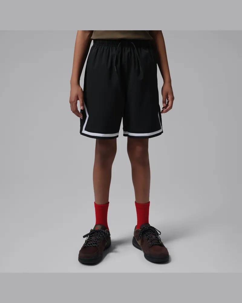 Jordan Dri-FIT Diamond Web-Shorts (ältere Kinder) - Schwarz Schwarz
