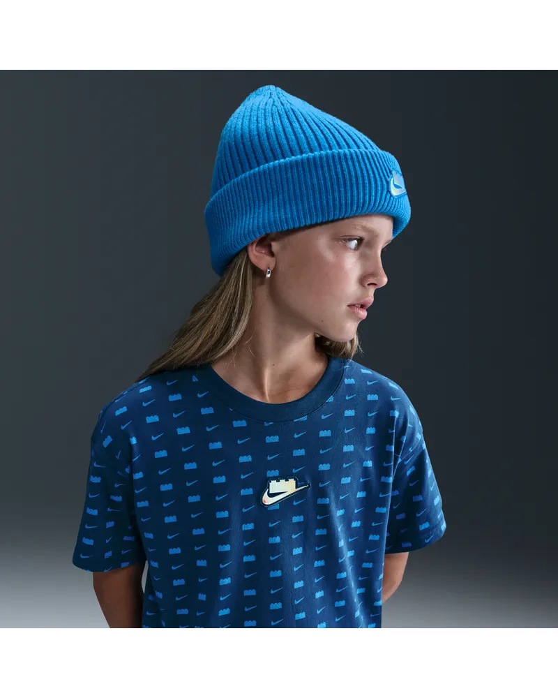 Nike x LEGO® Kollektion Crop-T-Shirt (Mädchen) - Blau Blau