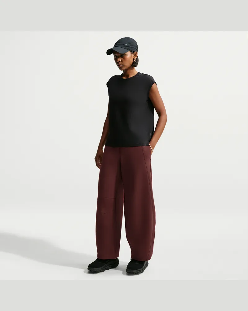 Nike 24.7 ImpossiblySoft Hose mit hohem Bund und weitem Bein (Damen) - Lila Lila
