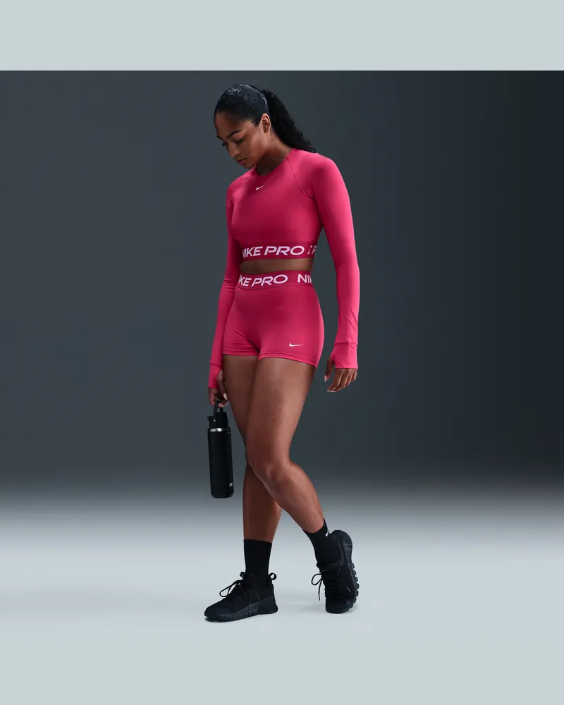 Nike Pro Damenshorts (ca. 8 cm) - Pink Pink