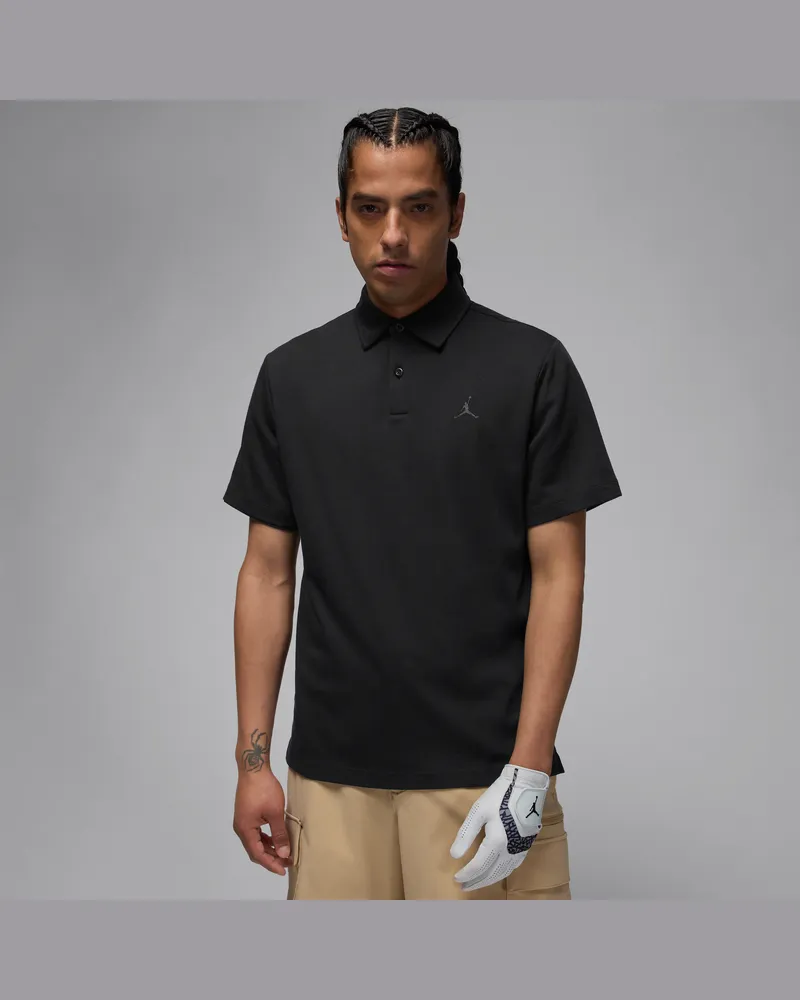 Jordan Sport Golf-Poloshirt mit Dri-Fit-Technologie (Herren) - Schwarz Schwarz