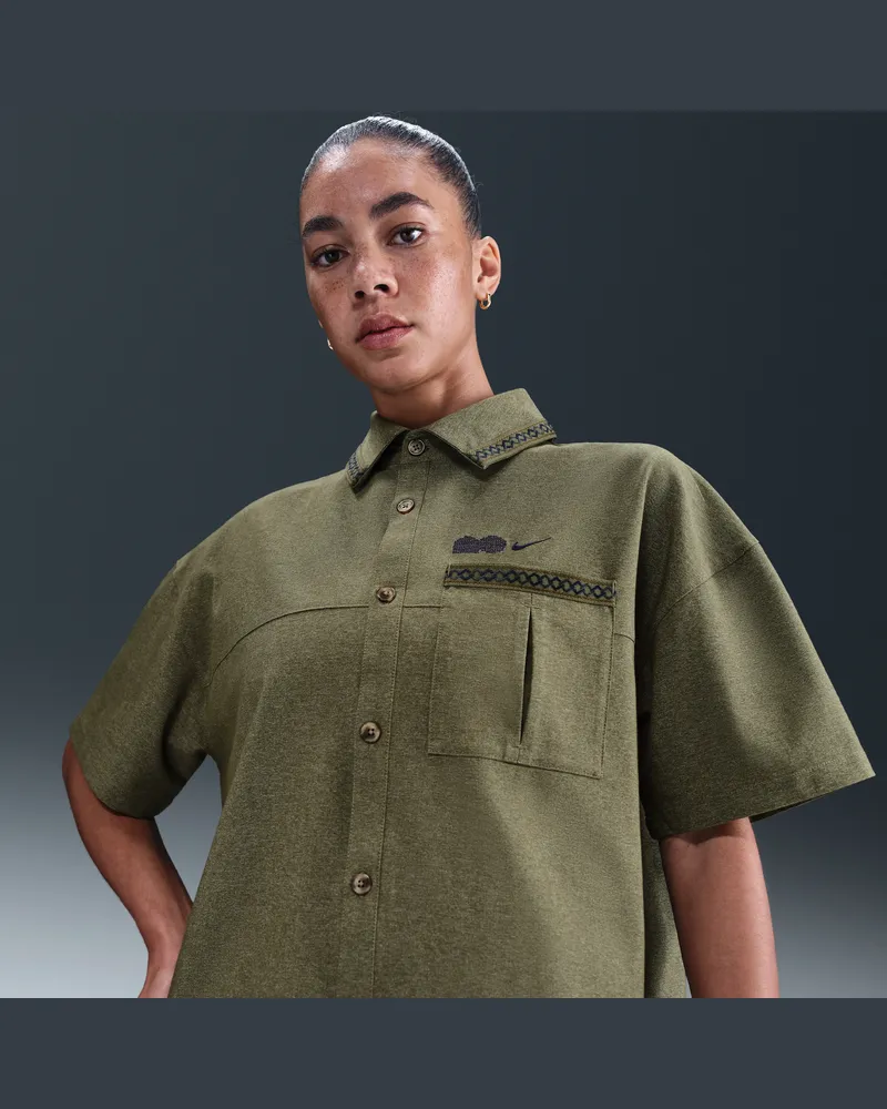Nike Naomi Osaka Oversize-Kurzarmshirt - Grün Grün