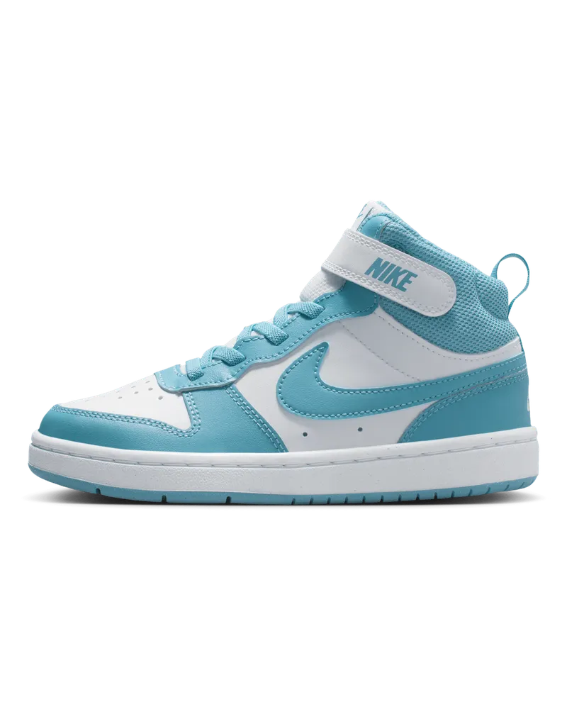 Nike Court Borough Mid 2 Schuh für jüngere Kinder - Weiß Weiß