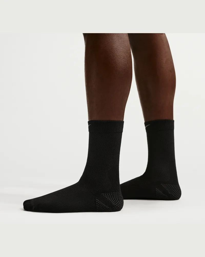 Nike Running leichte Crew-Socken (1 Paar) - Schwarz Schwarz