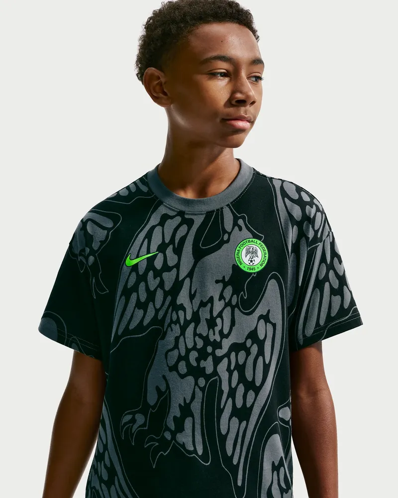 Nike Fußball-T-Shirt Nigeria (ältere Kinder) - Grau Grau