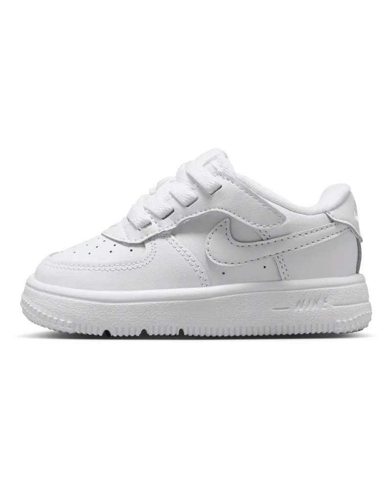 Nike Force 1 Low EasyOn Schuh (Babys/Kleinkinder) - Weiß Weiß
