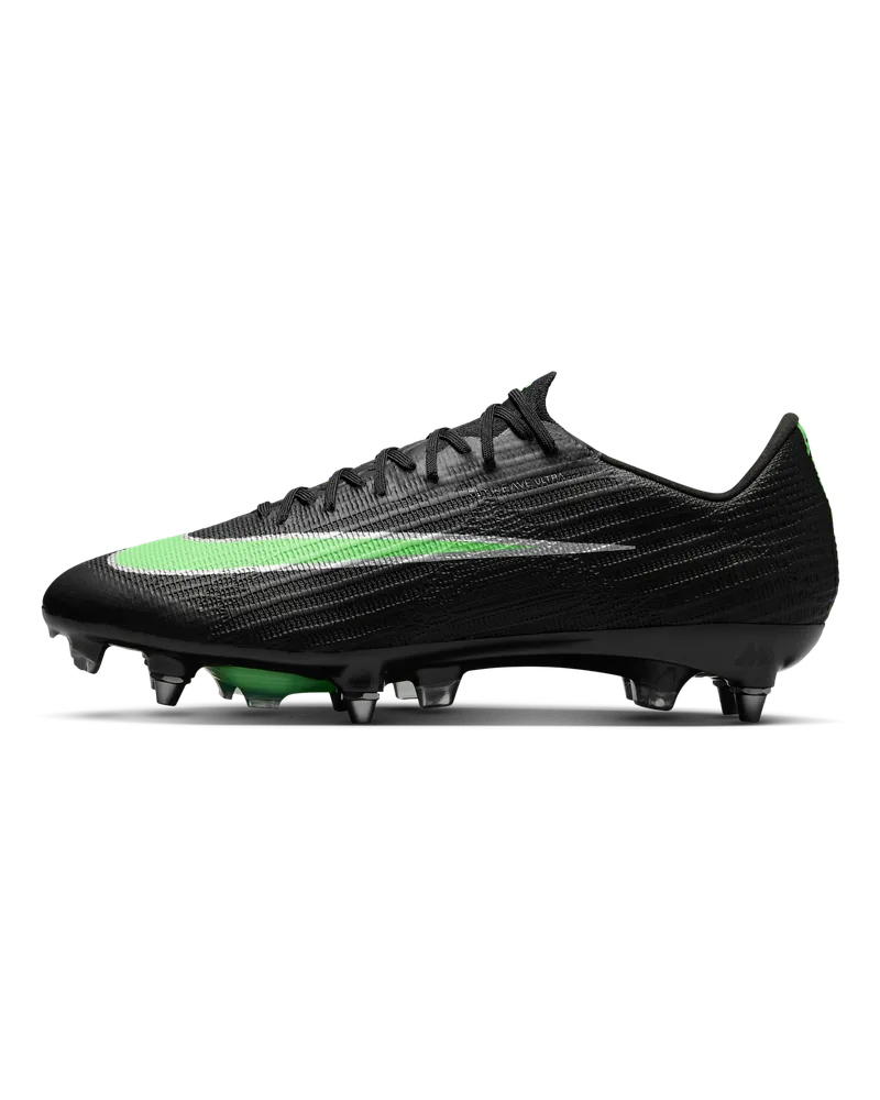 Nike Mercurial Superfly 11 Elite Low-Top-Fußballschuh für weichen Rasen - Schwarz Schwarz