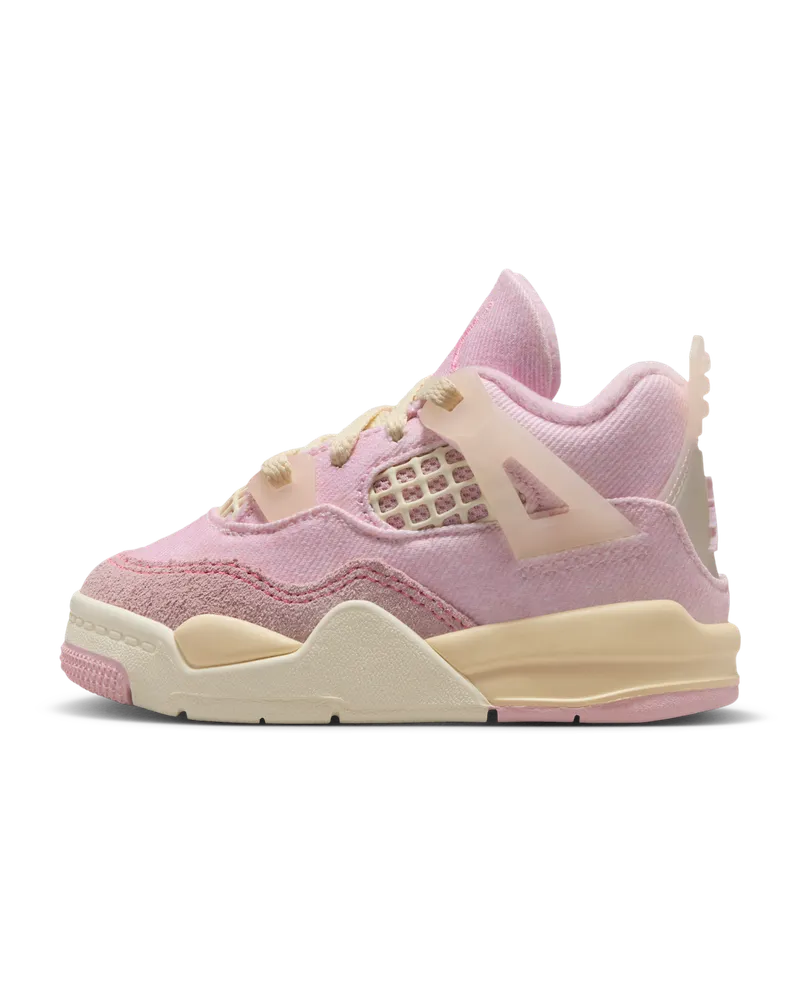 Jordan 4 Retro „Pearl Pink and Iced Carmine“ Schuhe für Babys/Kleinkinder - Pink Pink
