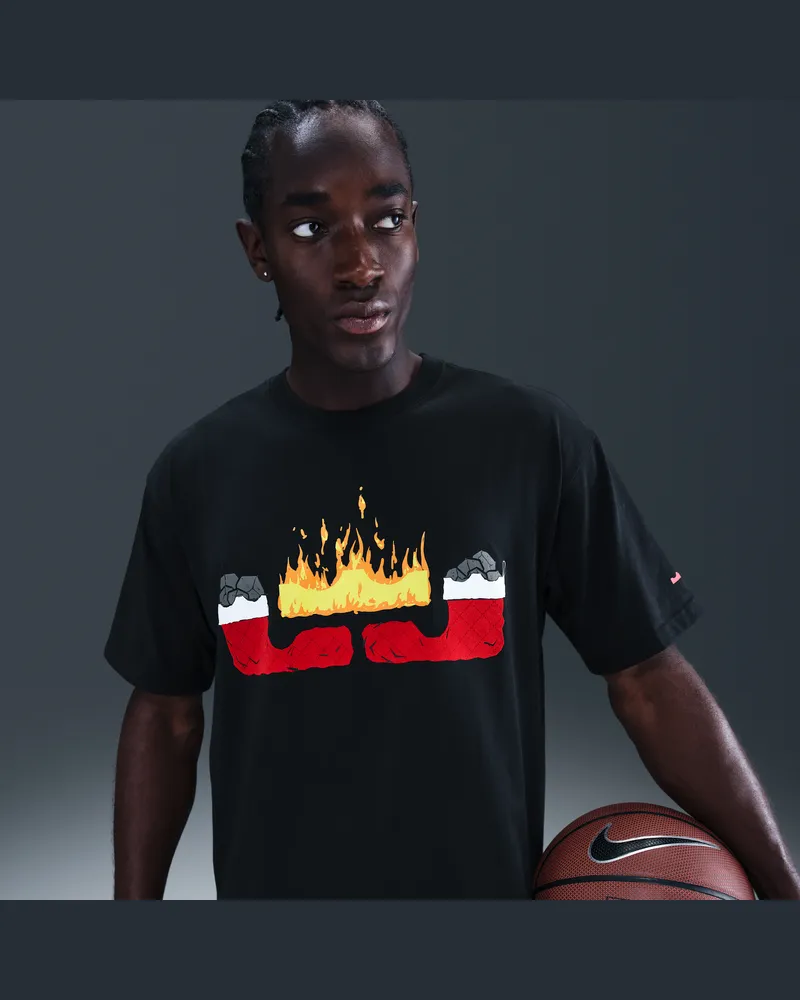 Nike LeBron "Stocking Stuffer" Basketball-T-Shirt (Herren) - Schwarz Schwarz