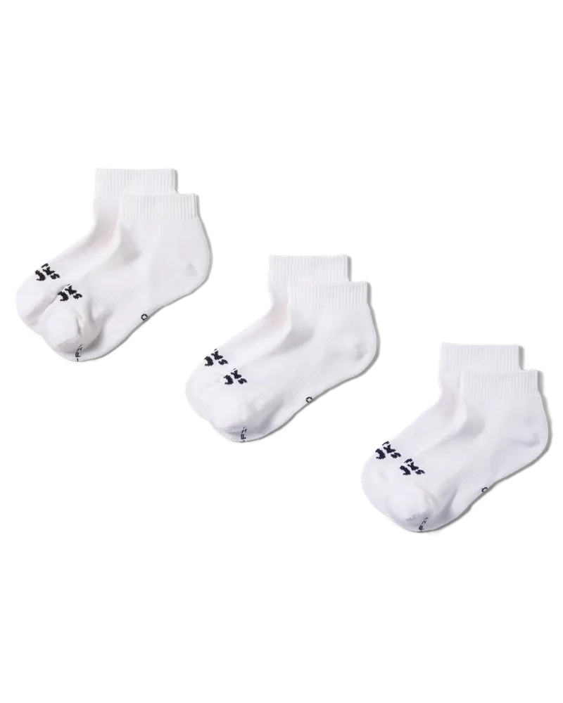 Nike SKIMS Dri-FIT Knöchelsocken (Damen, 3 Paar) - Weiß Weiß