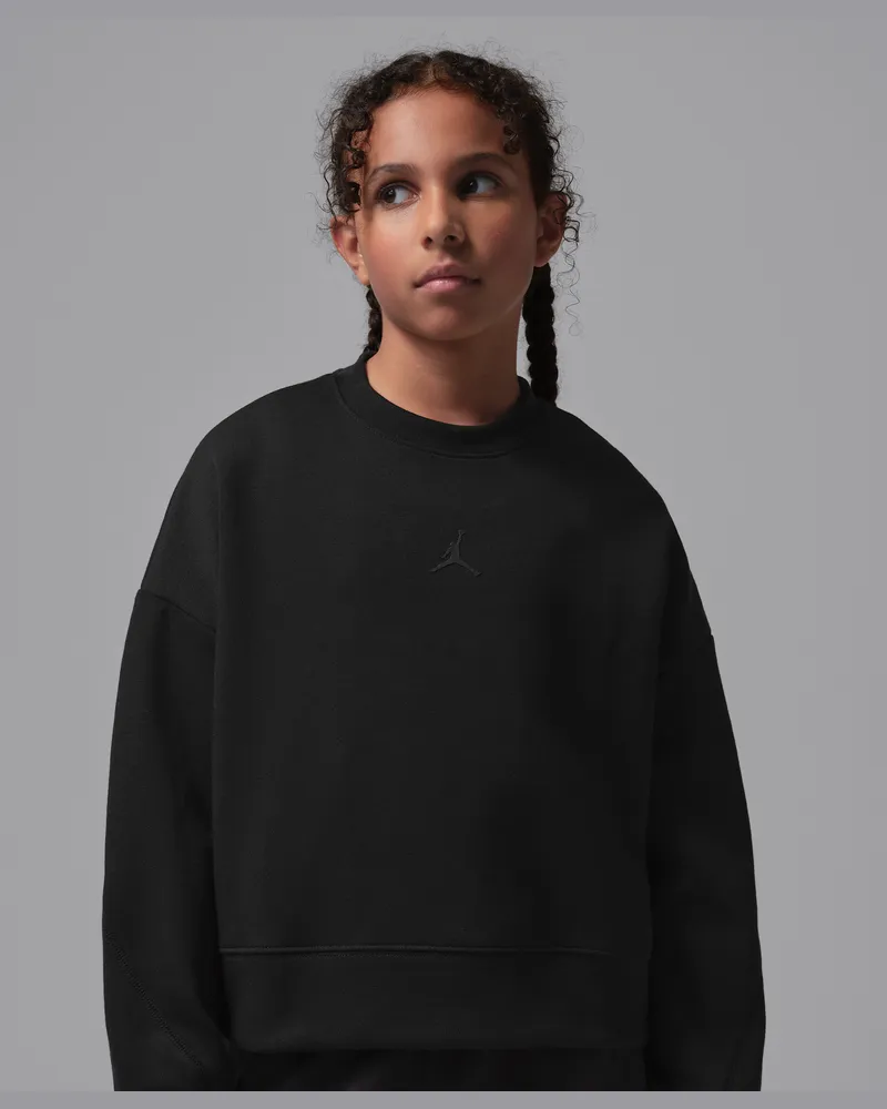 Jordan Dri-FIT Performance Sport-Rundhalsshirt (ältere Kinder) - Schwarz Schwarz