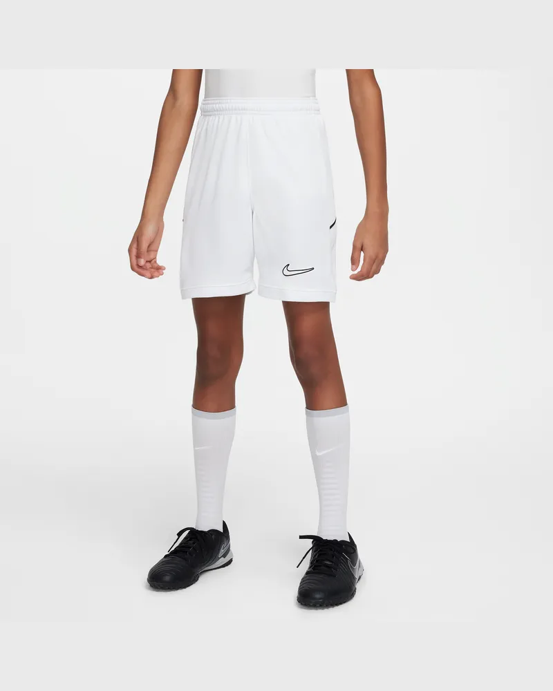 Nike Academy Dri-FIT Fußball-Shorts (ca. 18 cm; ältere Kinder) - Weiß Weiß