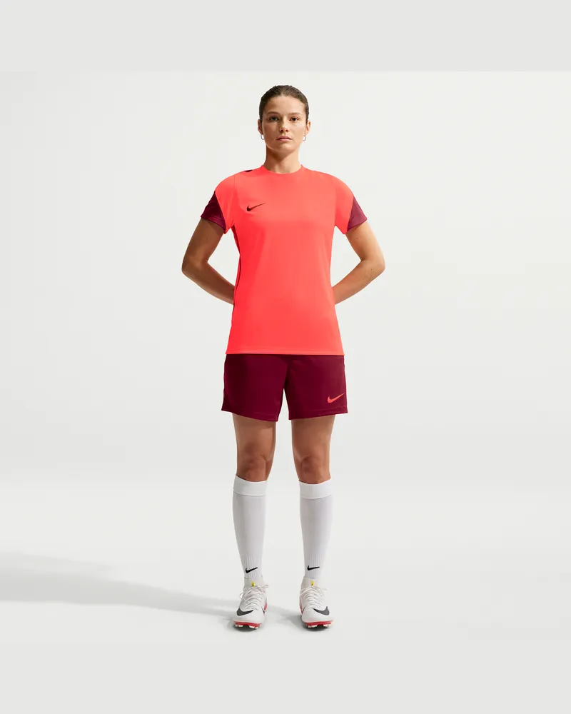 Nike Strike Dri-FIT Strick-Fußballshorts (Damen) - Rot Rot
