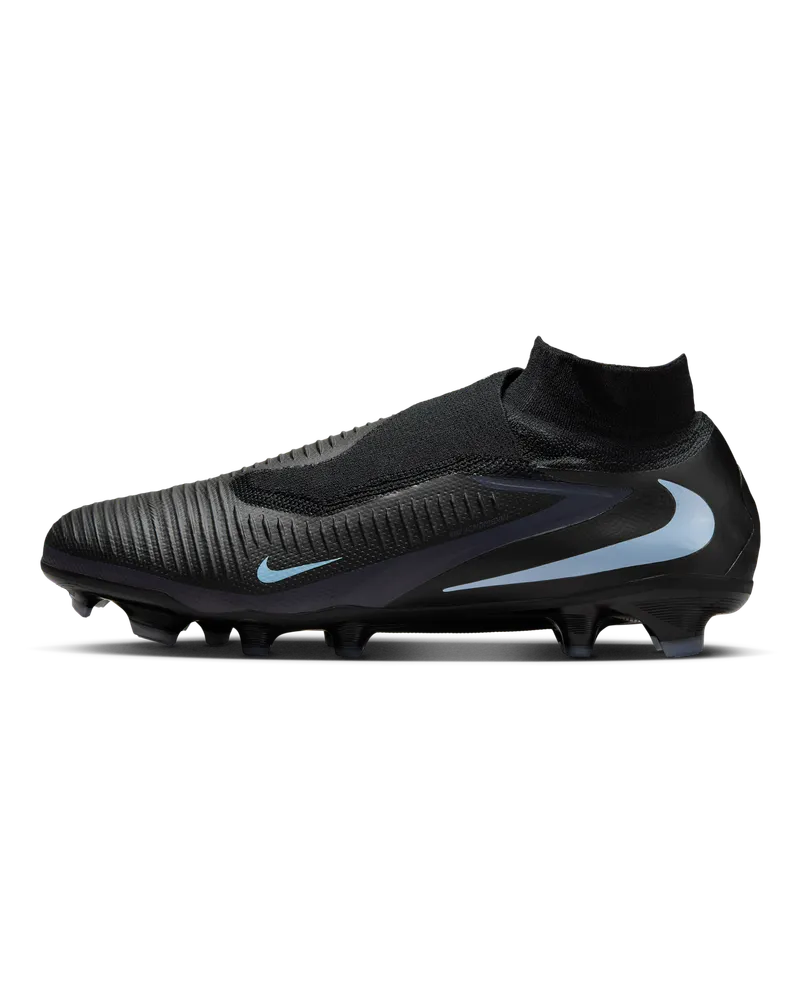 Nike Phantom 6 High Pro Fußballschuh für normalen Rasen - Schwarz Schwarz