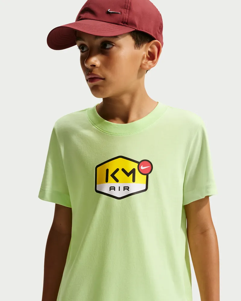 Nike Kylian Mbappé T-Shirt mit Dri-FIT-Technologie (ältere Kinder) - Grün Grün