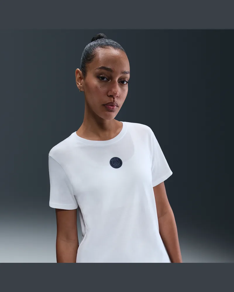 Nike Paris Saint-Germain  Fußball-T-Shirt (Damen) - Weiß Weiß