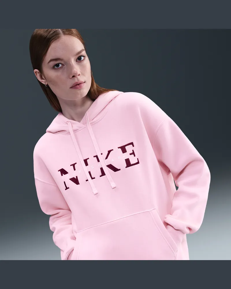 Nike Sportswear Phoenix Fleece Oversize-Hoodie für Damen - Pink Pink