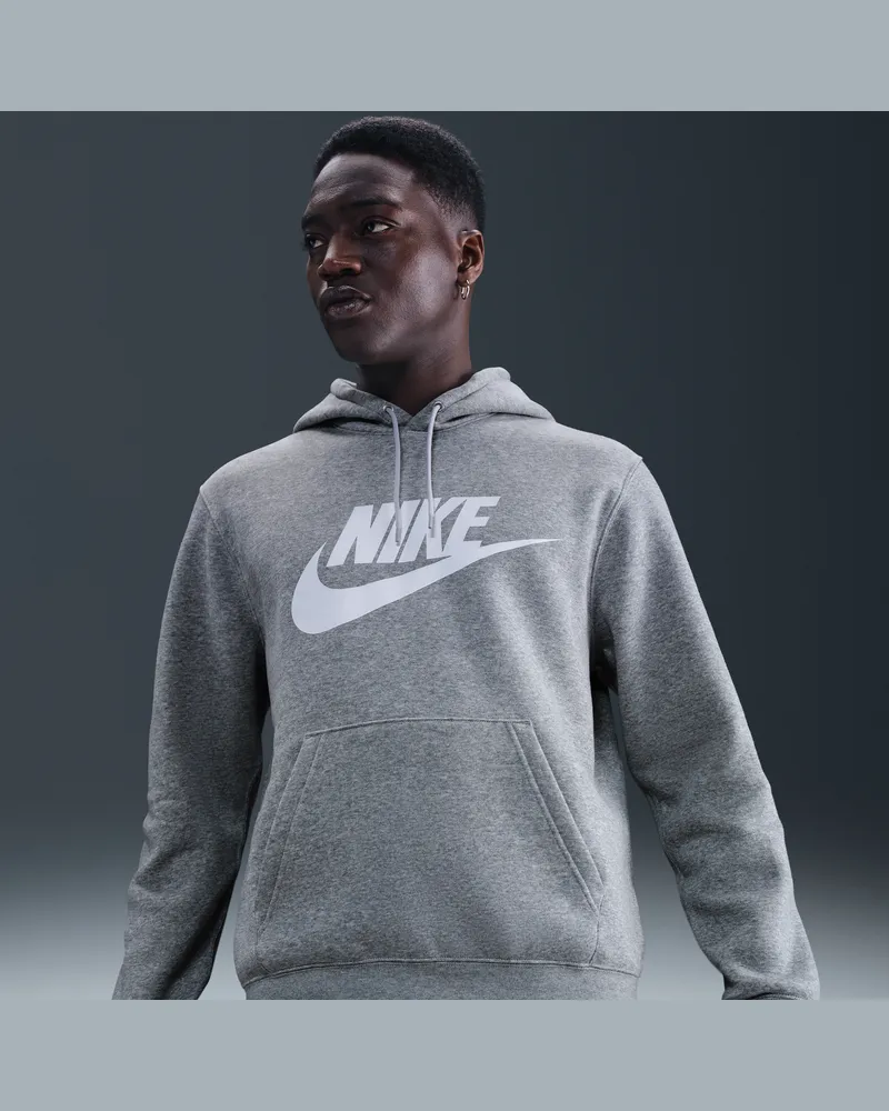 Nike Club Fleece-Hoodie für Herren - Grau Grau