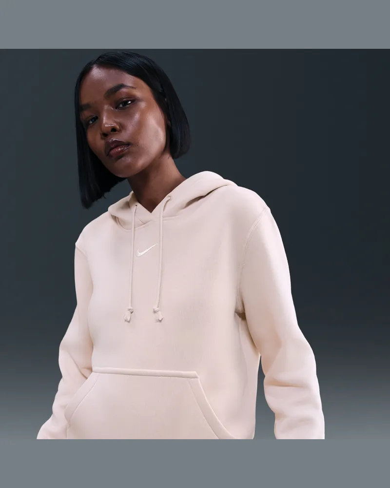 Nike Phoenix Fleece Hoodie für Damen - Pink Pink