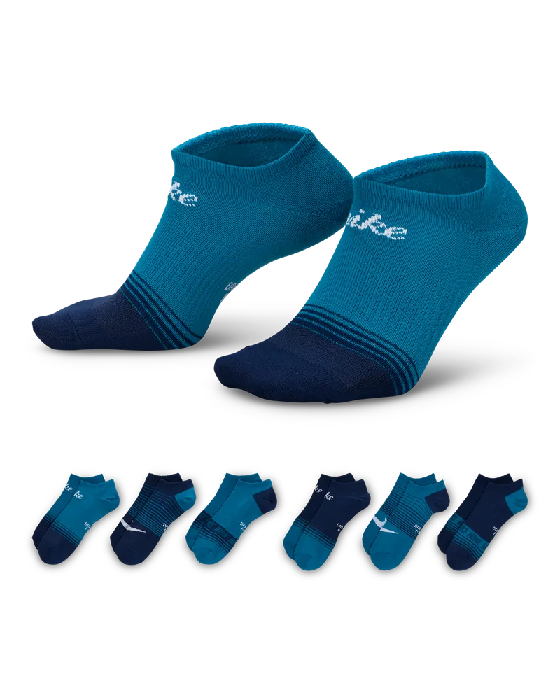 Nike Everyday leichte No-Show-Socken (6 Paar) - Multi-Color Multi-color