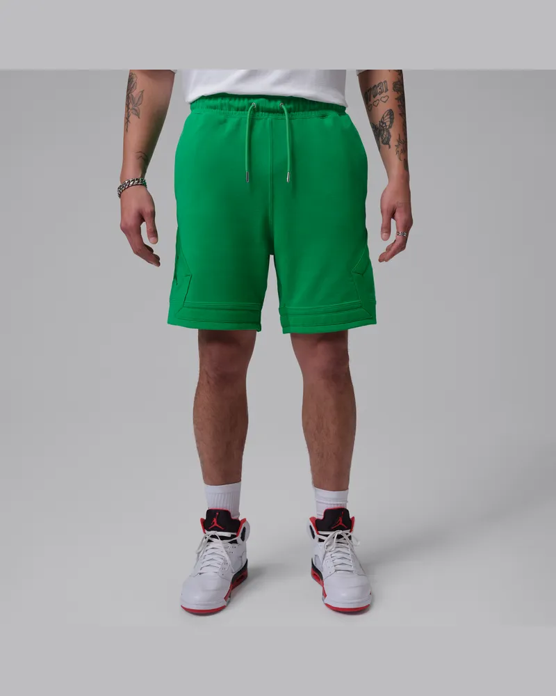 Jordan Flight Fleece Shorts mit diamantförmigen Akzenten (für Herren) - Grün Grün