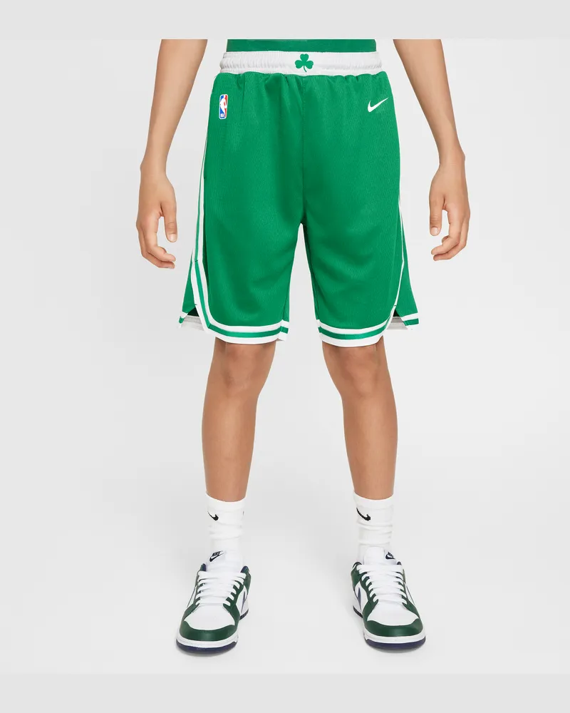 Nike Boston Celtics 2023/24 Icon Edition  NBA Swingman Shorts für ältere Kinder (Jungen) - Grün Grün
