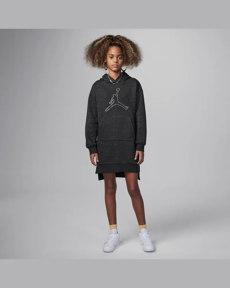 Jordan 1st Baby Blue Kleid (ältere Kinder) - Schwarz Schwarz