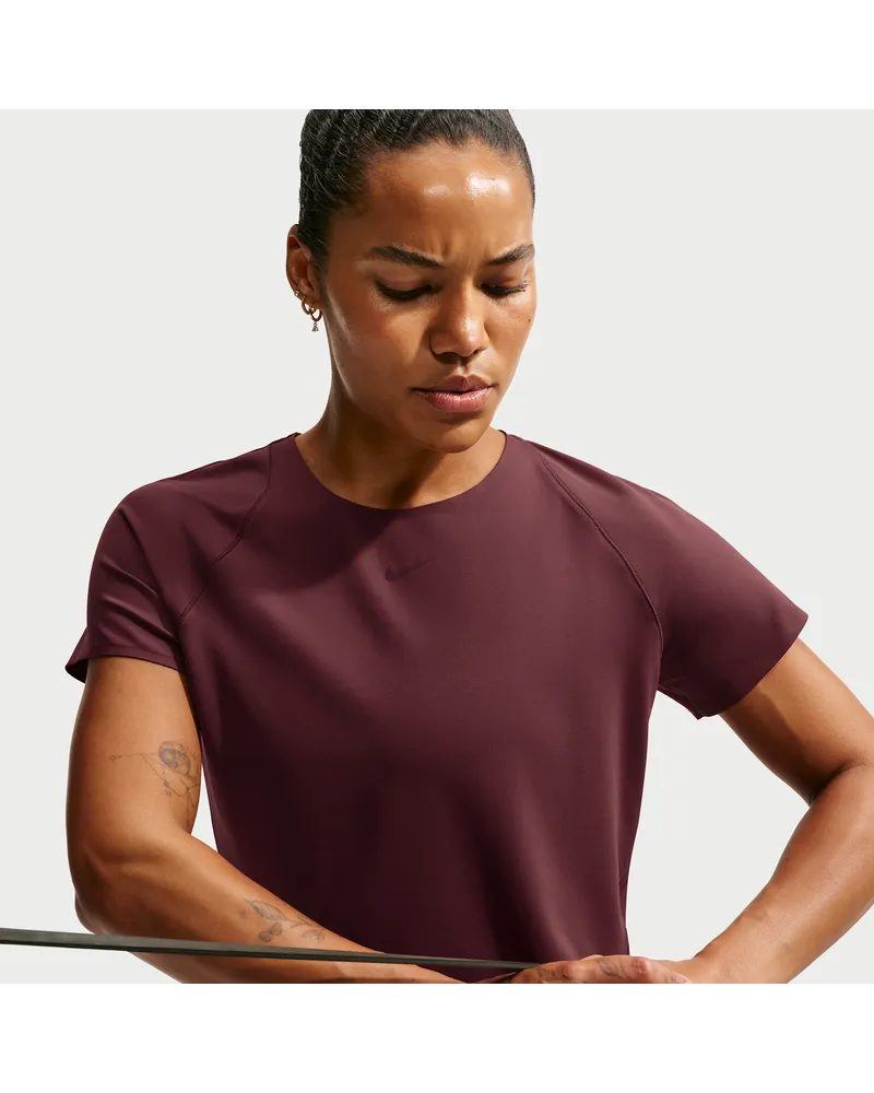 Nike Universa Dri-FIT Kurzarm-Oberteil (Damen) - Lila Lila