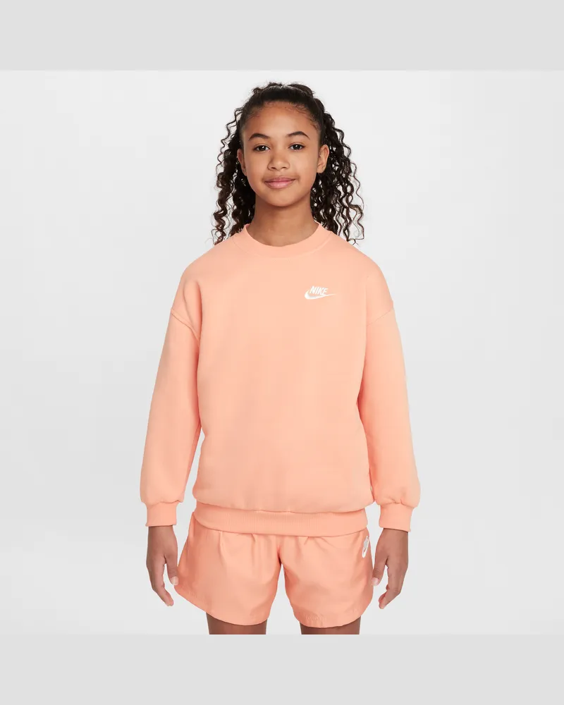 Nike Sportswear Club Fleece Oversize-Sweatshirt (ältere Kinder) - Orange Orange
