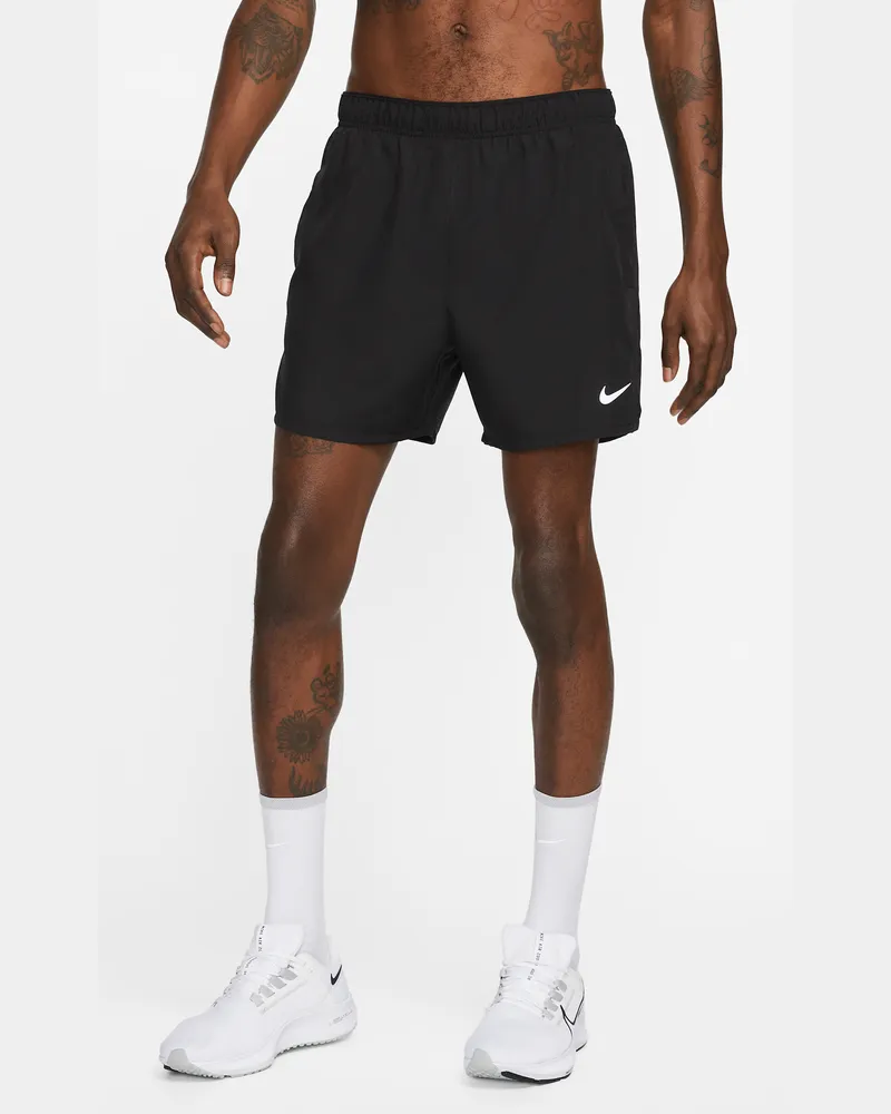 Nike Challenger Dri-FIT-Laufshorts mit Futter für Herren (ca. 12,5 cm) - Schwarz Schwarz