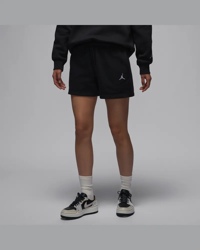Jordan Brooklyn Fleece Damenshorts - Schwarz Schwarz