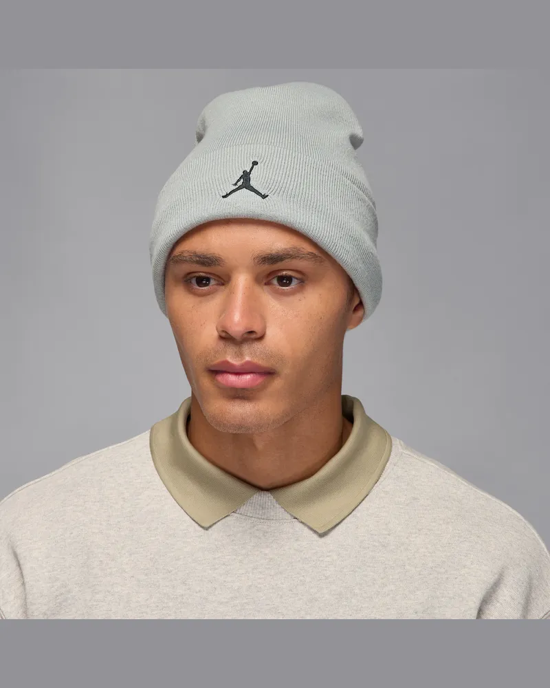 Jordan Peak Beanie mit Satinfutter - Grau Grau