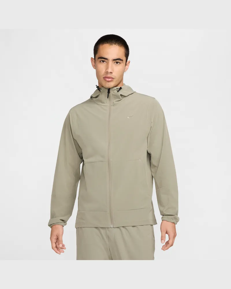 Nike Unlimited vielseitige Repel-Jacke mit Kapuze für Herren - Grün Grün