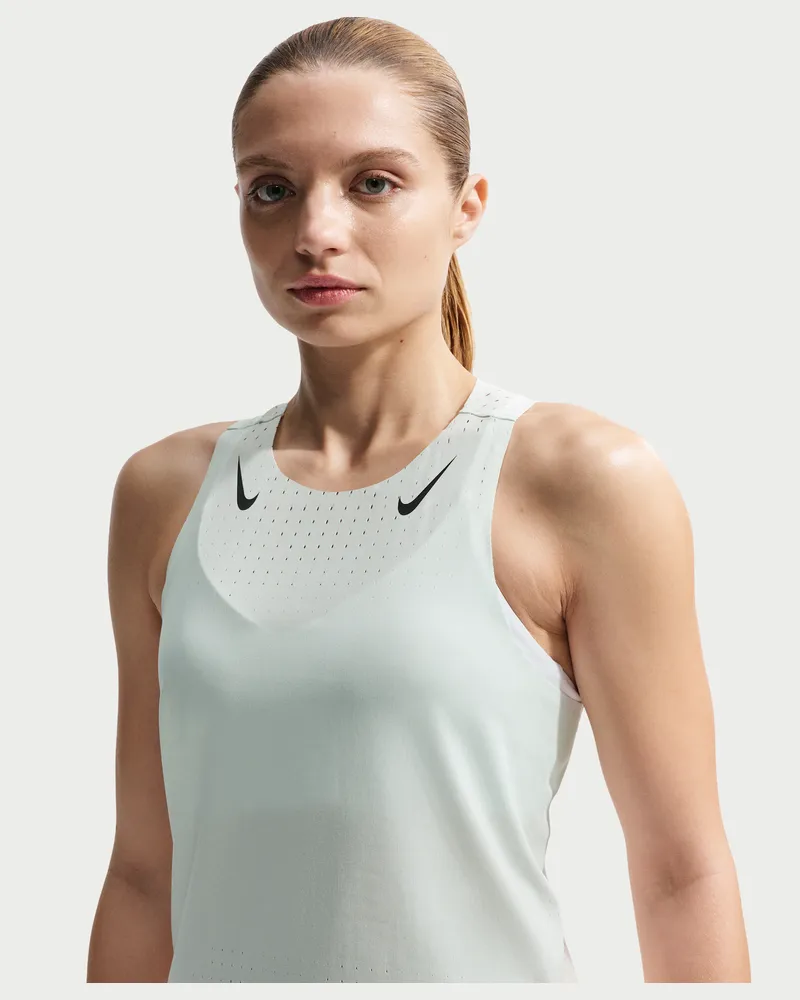 Nike AeroSwift Dri-FIT ADV Lauf-Singlet für Damen - Grün Grün