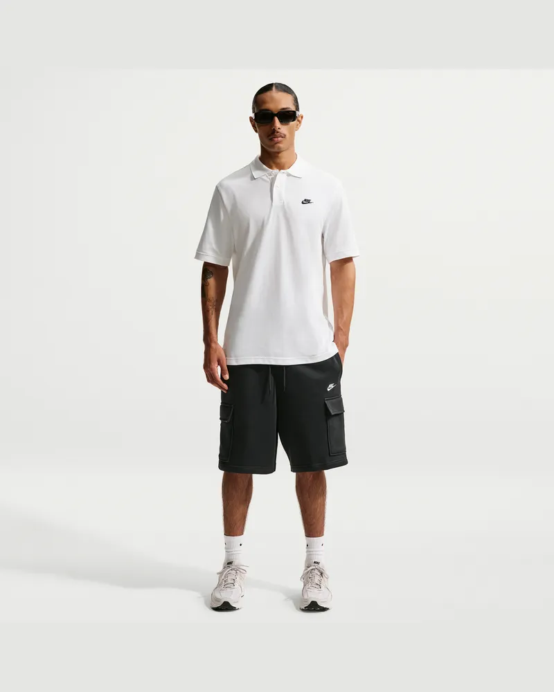 Nike Club Fleece-Cargoshorts (Herren) - Schwarz Schwarz