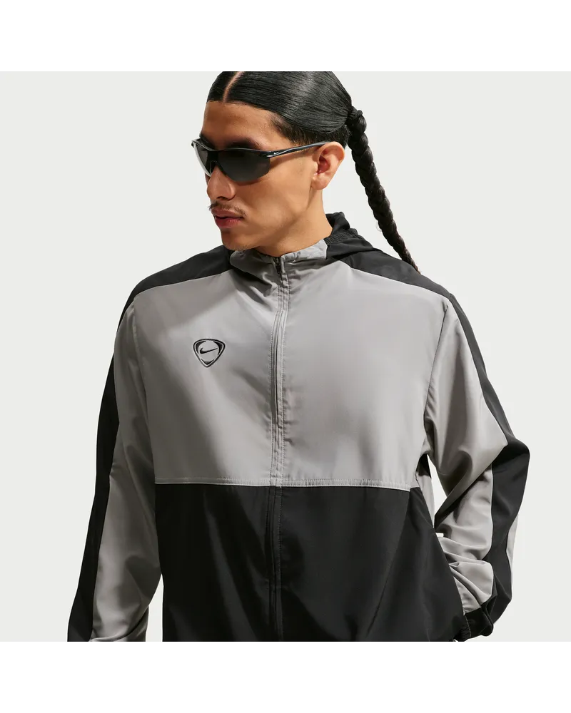 Nike Strike Dri-FIT-Fußball-Track-Jacket aus Webmaterial (Herren) - Grau Grau
