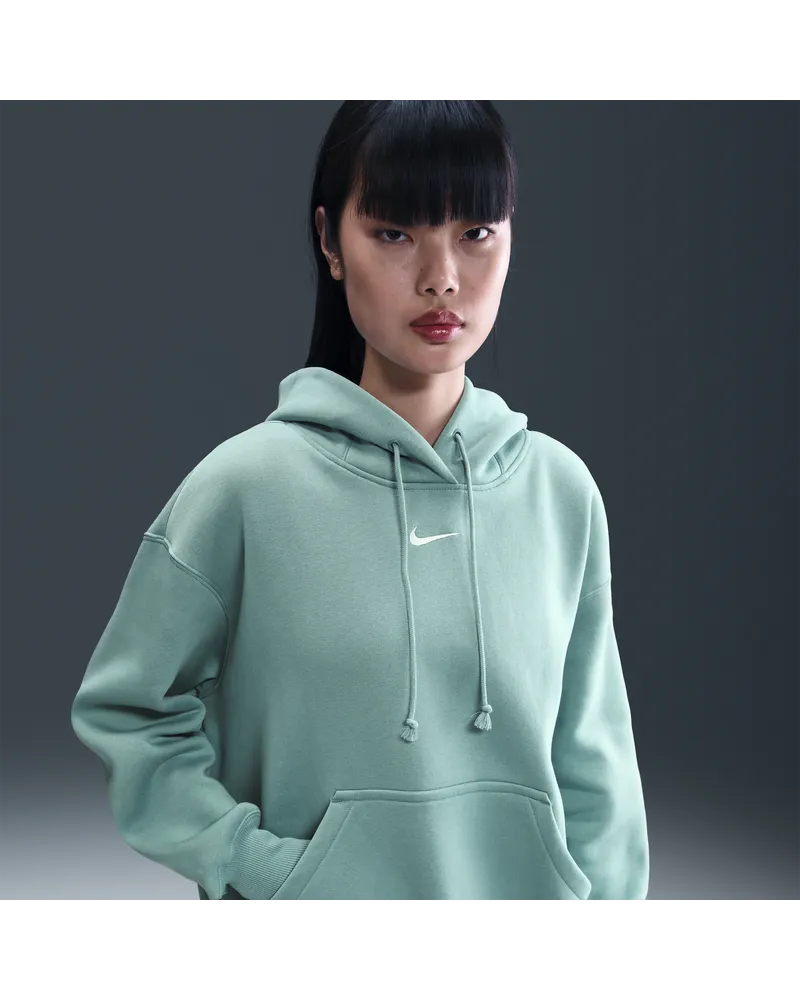 Nike Phoenix Fleece Oversize-Hoodie für Damen - Grün Grün